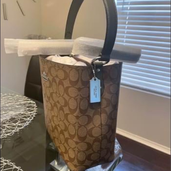 Coach Signature Town Bucket Bag - - Picture 4 of 5